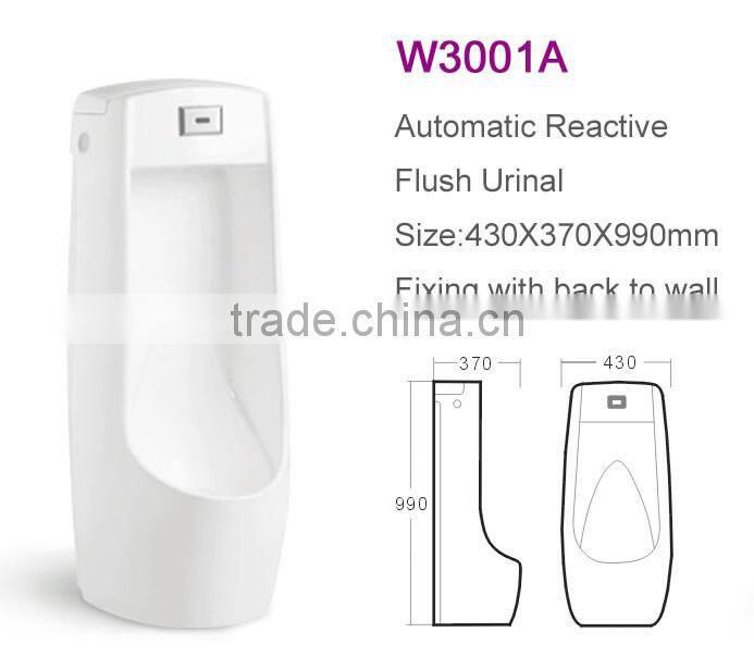 Ceramic male bathroom sanitary ware floor mount urinal