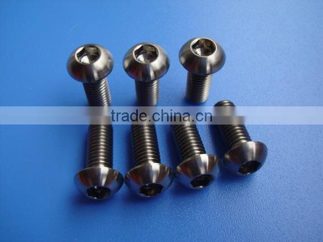 Supply m6*15 titanium screws din912 with factory price