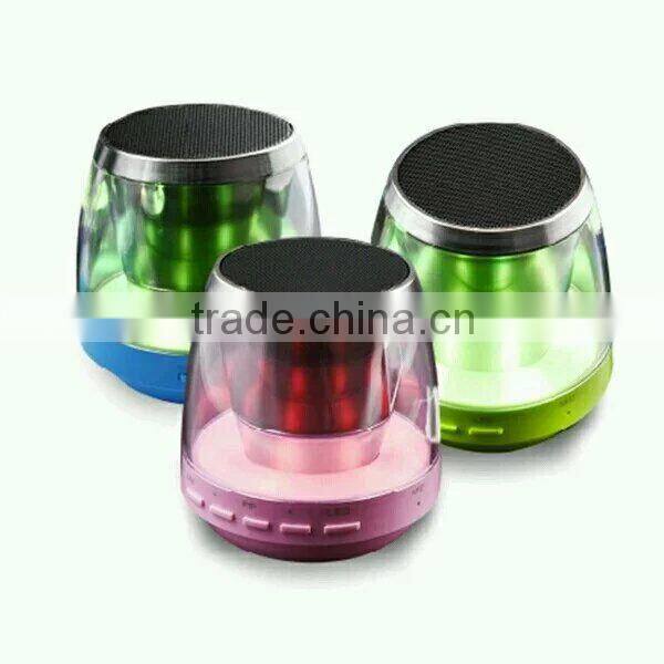 New Led Light Wireless Bluetooth Speaker Portable Speaker Mini Audio Subwoofer Mobile Phone Stereo Speaker TF Card Hands Free