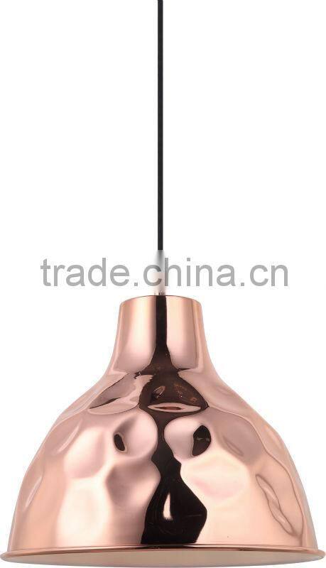 New Item Vintage Good Quality D35*H120cm Copper shade E27 Metal Lamp Fixtures,Pendant Lamp Decor