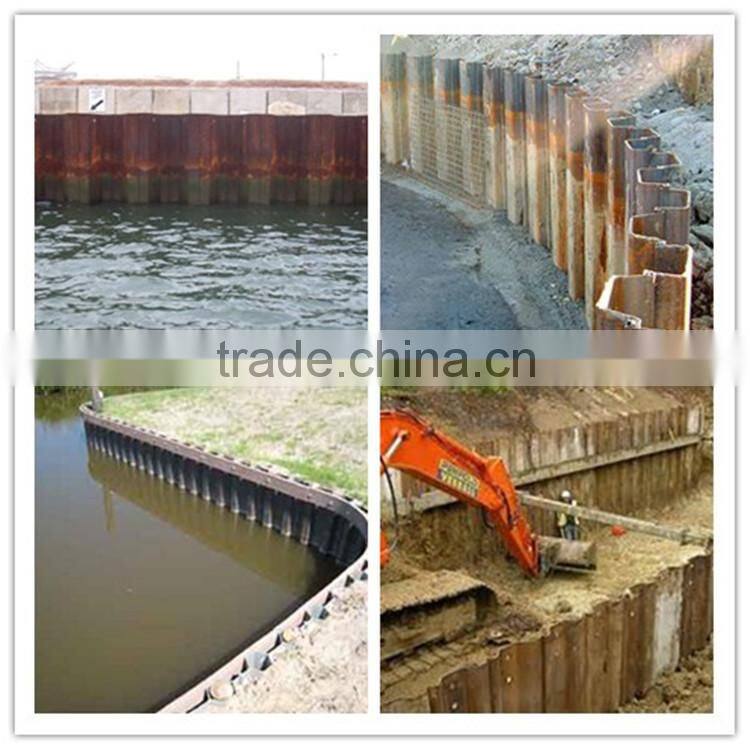 Hot Sale! High Quality! Different types of Steel sheet piles U type Z type