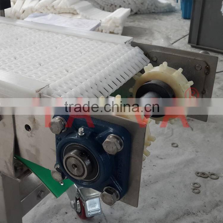 Factory customized curve modular belt conveyor for food industry