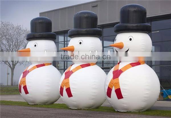 Latest Design Inflatable Large Snowman/ Christmas Decoration Promotional Snowman For Sale