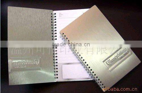 Aluminum notebook with pen