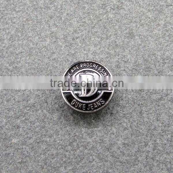 Embossing Black Shank Button Metal