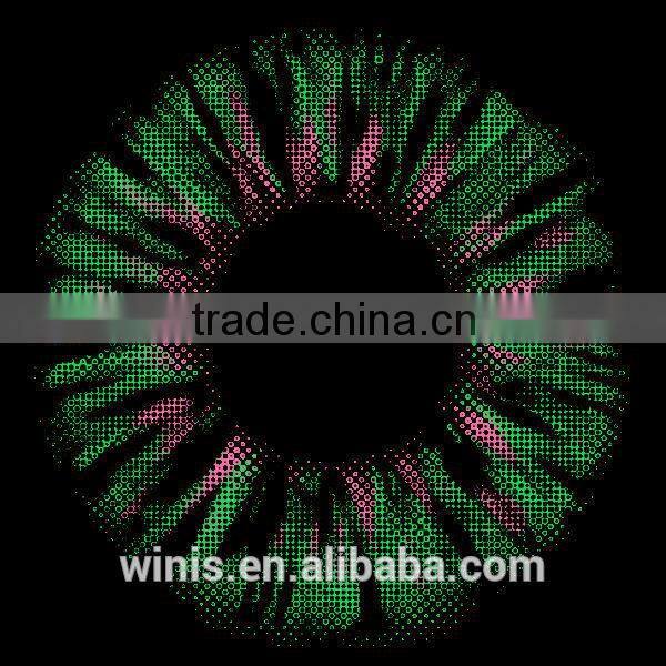 2014 new cheap popular 100% Korea brand color contact lens OEM CO3-14 pink colorful contact good quality