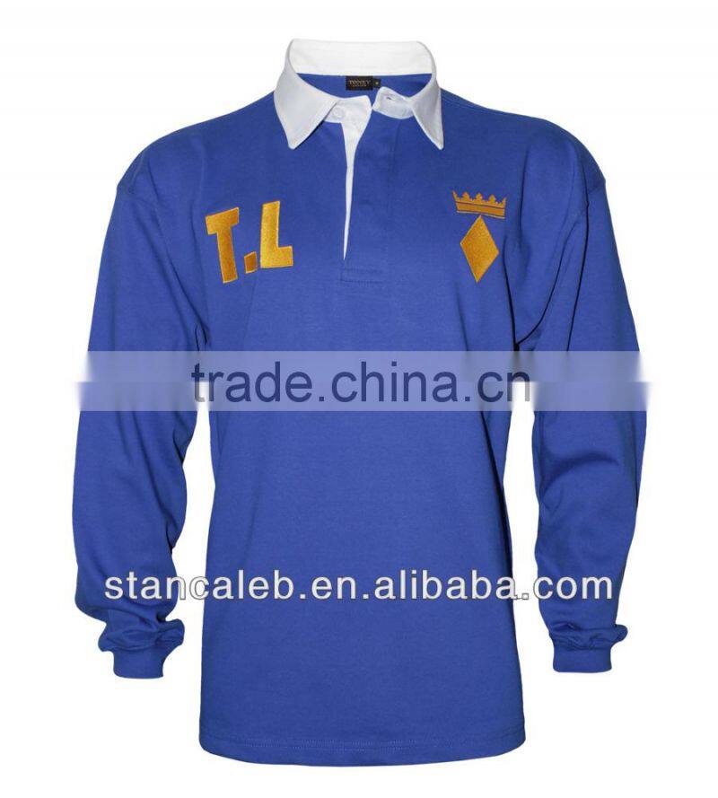 Quality Sublimated springbok Long Sleeve Rugby Jerseys