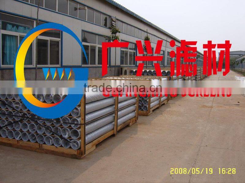 wedge wire water screen pipe, wedge wire tube