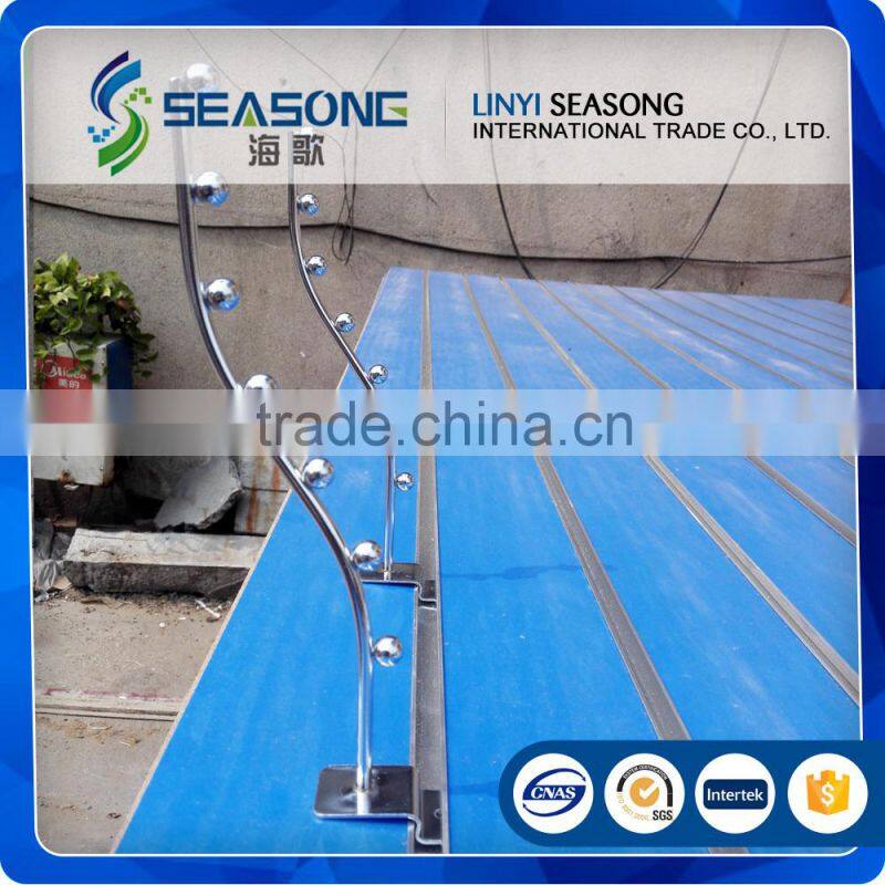 high quality export standard melamine slatwall MDF