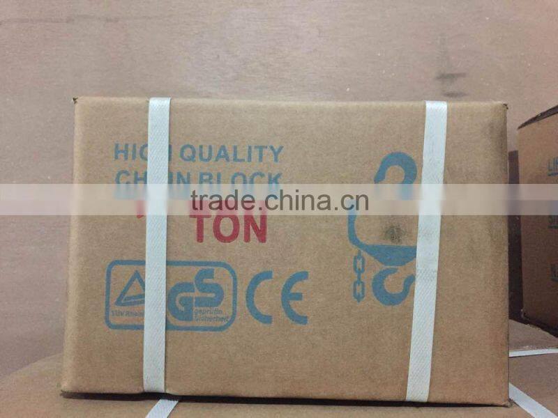 3 ton Quick-lifting Type HSZ-C Chain Pulley Block/Chain Hoist/Manual Hoist/Manual Block, With G80 Chain