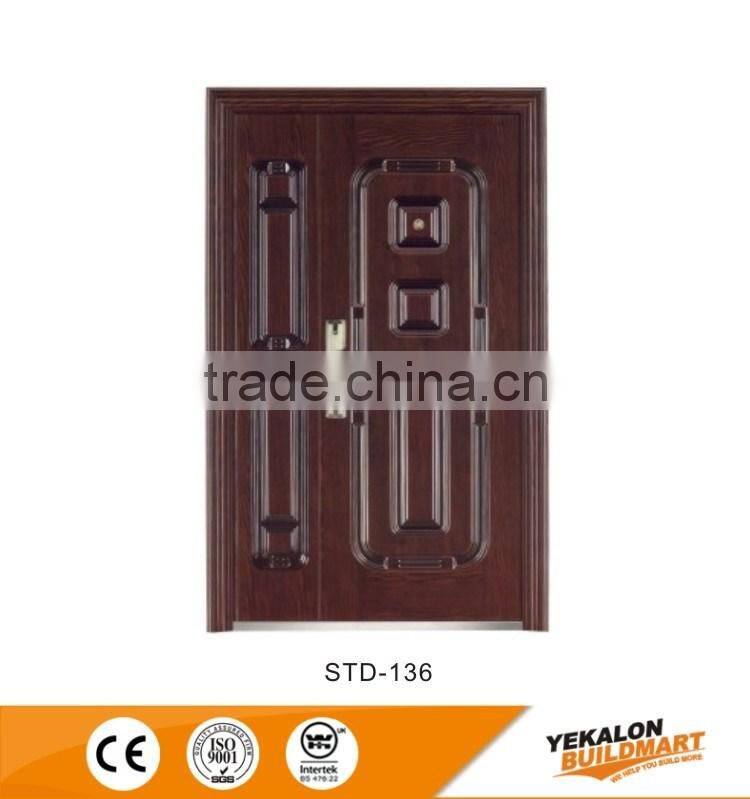 Yekalon STD-136 Mother and son door security stainless steel solid door