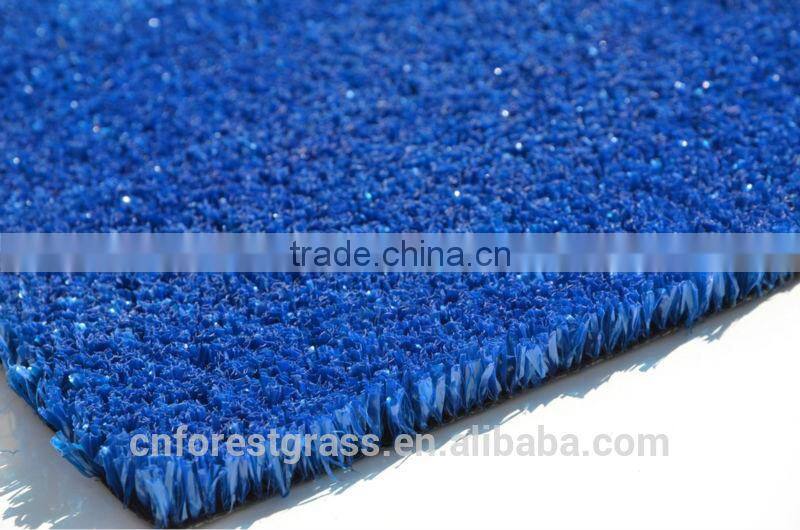 Best tennis grass cheap price PE yarn artificial turf colorful for tennis