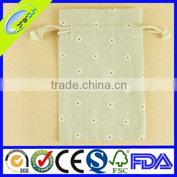 cotton wine drawstring bag manufacturer