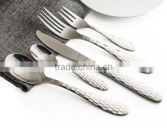 Japanese dinnerware luxury cutlery set18/10 stainless steel flatware