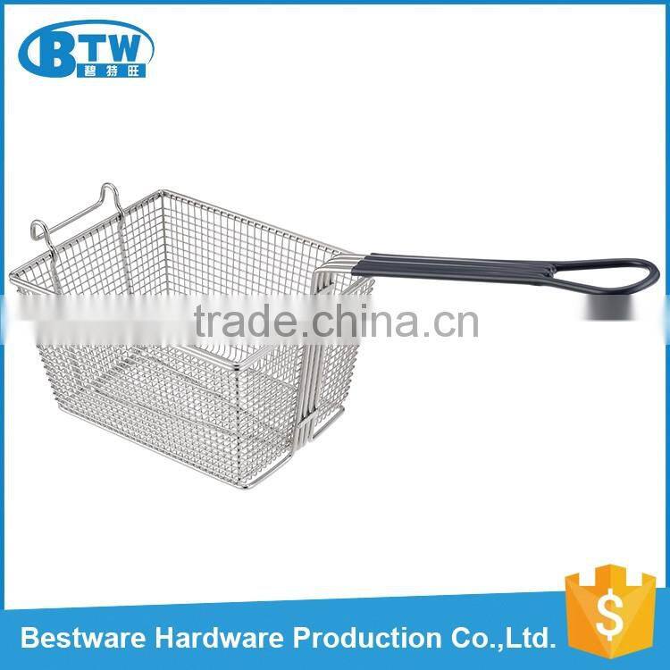 Food Class OEM & ODM Accepted Iron Wire Electroplated French Fries Mcdonald's Fry Basket