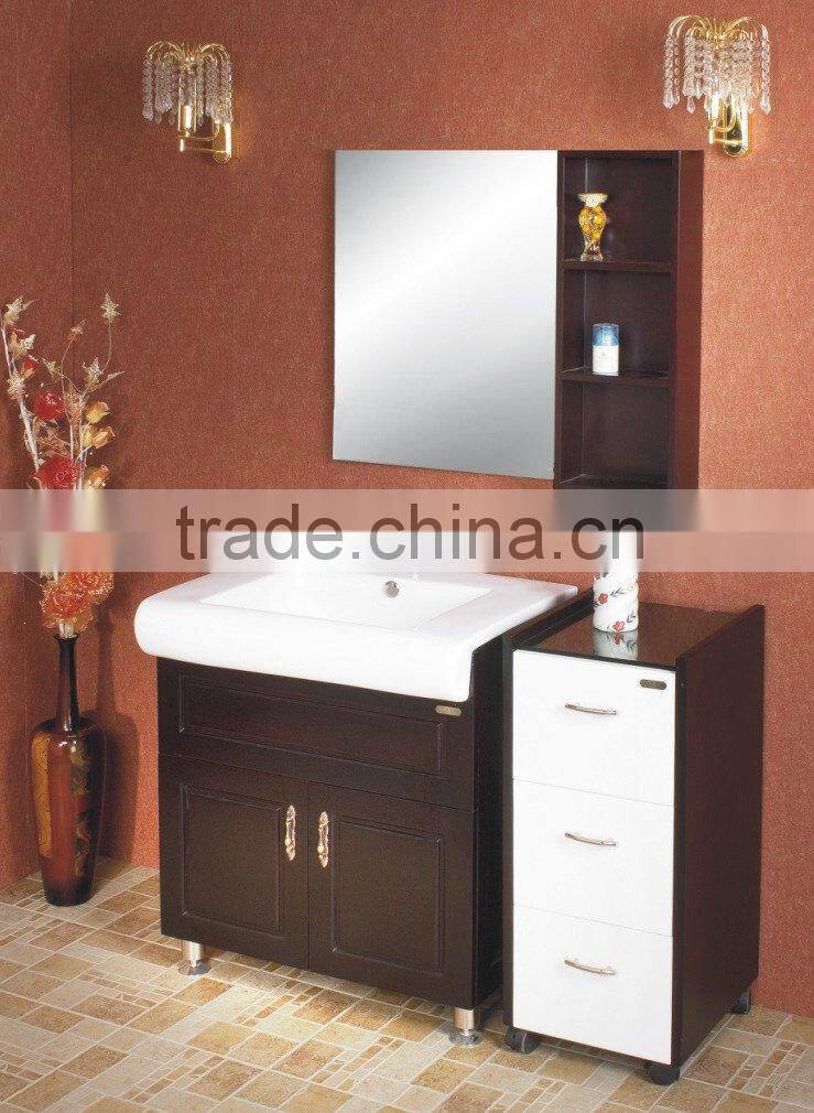 simple style PVC/MDF bathroom cabinet for the middle east market
