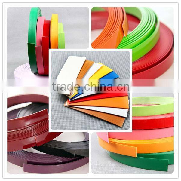 colorful furniture accessory PVC edge banding plastic strip