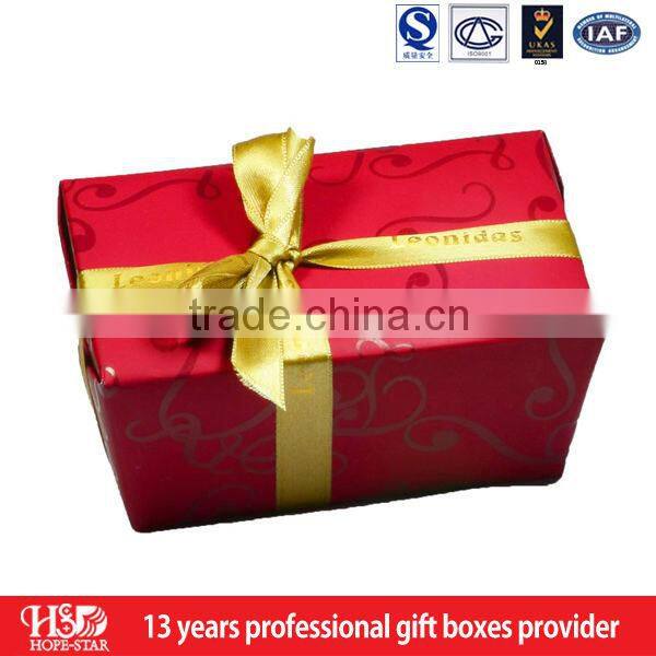 Custom paper heart shaped chocolate box / chocolate packaging box / chocolate box manufacturer