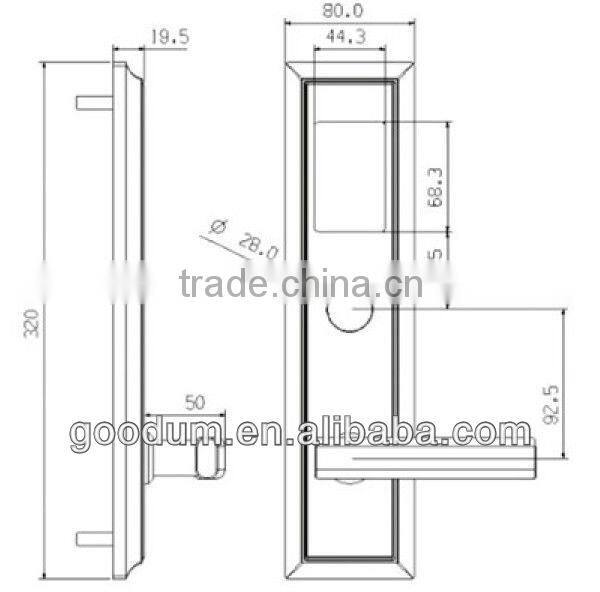 bright stainless hotel locks