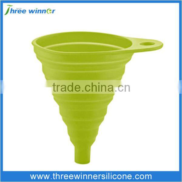 BPA free Mini Silicone Filter Funnel