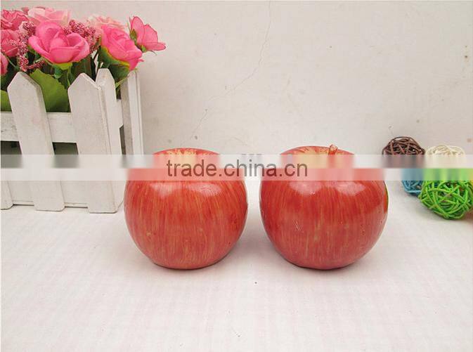wholesale Christmas apple shaped candle,Lovely decorative candle