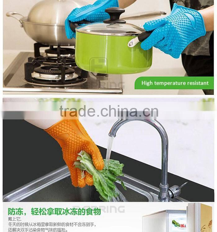 Silicone Oven Mitts,Heat-resistant Grill BBQ baking silicon glove
