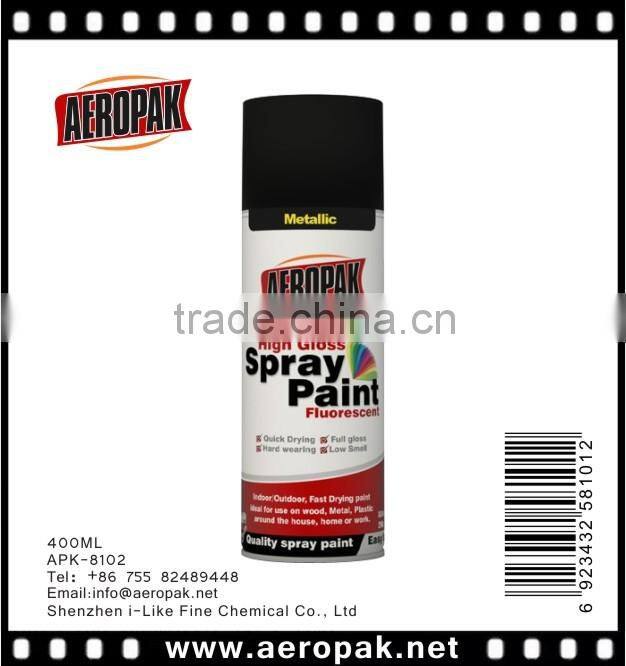 Aeropak High Gloss Mettalic Spray Paint