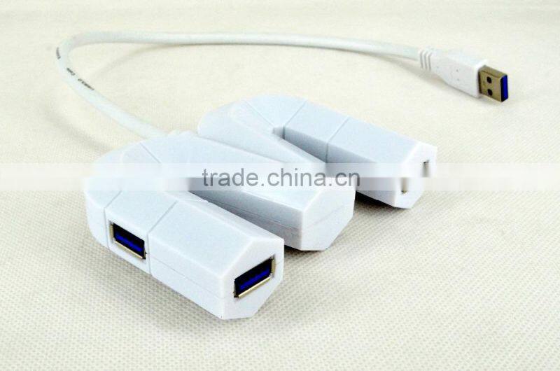 Good Quality 4 port usb 3.0 hub from usb por hub suppliers for Windows 95/98/2000/2003/ME/XP/Vista or Mac OS 8.1/Windows7