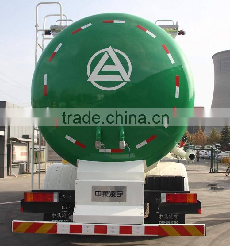 CIMC LINYU 3 axles aluminum alloy lifting bulk cement semi trailer