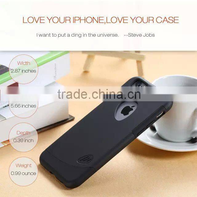 LZB Lastest Silicone tpu Back Armor Cover case for iphone6