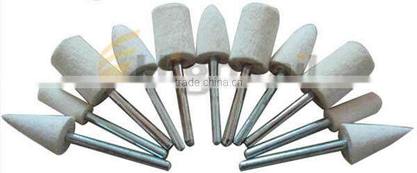 Rotary Tools Polishing 6mm Concial Felt Bobs 2.3mm Shank