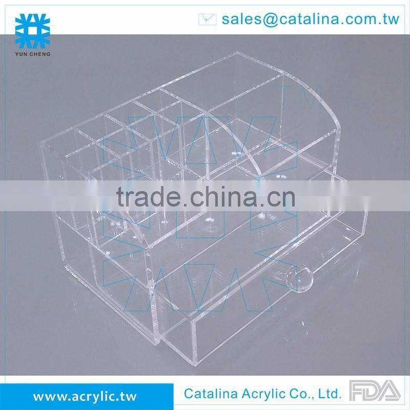 Creative Acrylic Cosmetics Organizer with 1 drawer