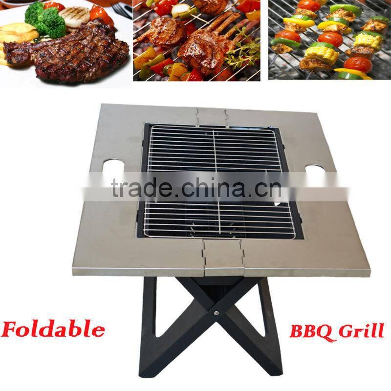 Portable Charcoal Grill for picnics camping Folding BBQ Grill