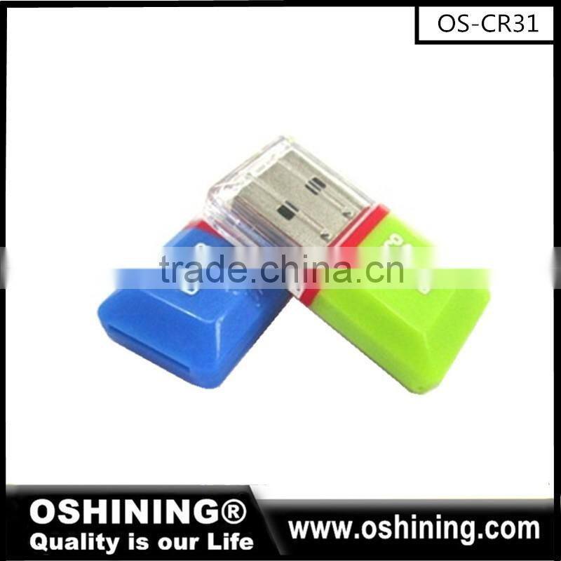 2016 best selling mini smart card reader-writer with keyring (OS-CR27)