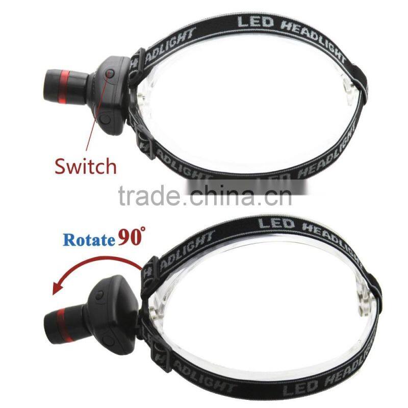 3W Focus Zoom LED Headlamp 3 Mode Energy Saving Outdoor Sports Camping Fishing Head Lamp Flashlights