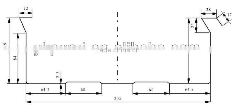 PR600-305 Colored Steel Sheet Roll Forming Machine
