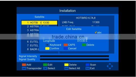 2016 best quality china quality factory FTA HD Digital dvb t2 dvb s2 combo decoder