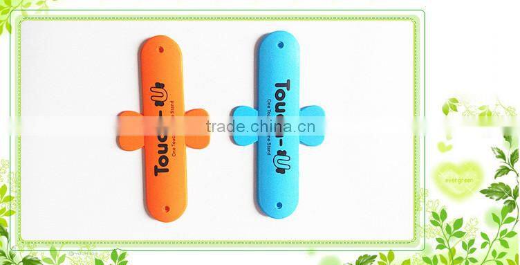 white useful magic stick brackets for mobile phone , fashional touch-u Mobile phone scaffolds