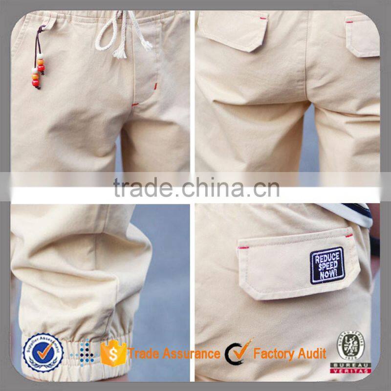 Wholesale hip hop drop crotch fashion custom cotton men jogger shorts