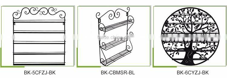 Wholesale custom 6 tier floor standing enamel rack opi nail polish display rack