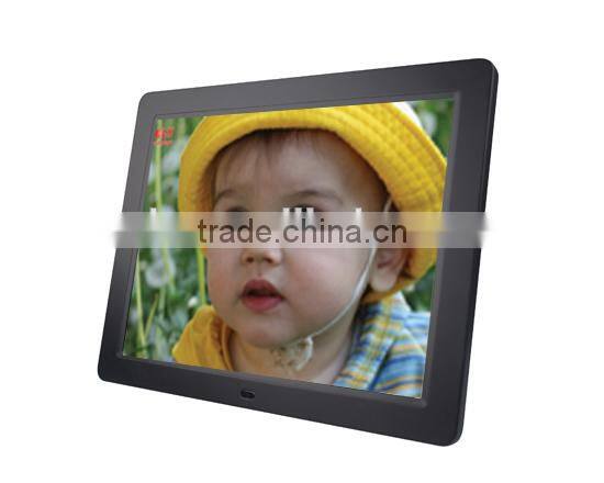 High Resolution 14 inch Digital Photo Frame with Video,Music,Photo slideshow in Loop