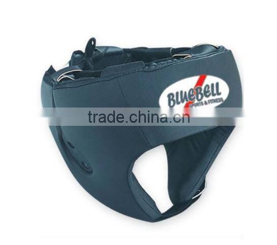 High Quality Full face Leather and PU Inside Boxing Head Guard