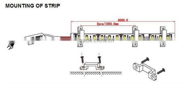 RGB Dream Color 72w 12v IP65 Waterproof SMD5050 Flexible LED Ribbon Light + RGB IR Remote controller + 12V Adapter + Accessories