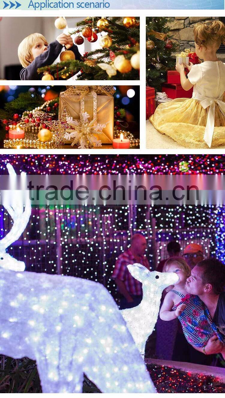 Wooden christmas decorated wooden house