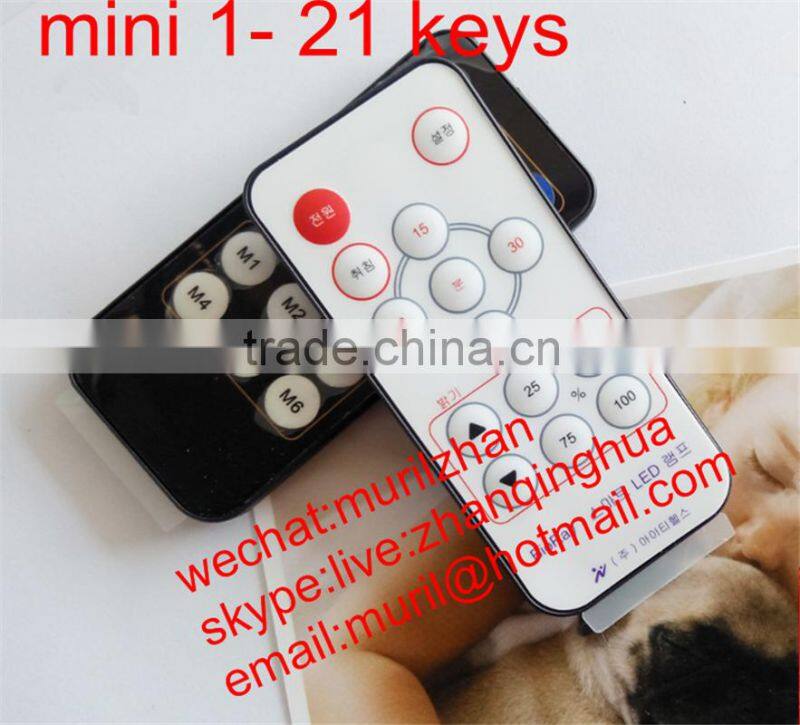 Customize 5 buttons mini thin Universal Use ir programable remote control Audiology Assistant Remote Control for VIDEO