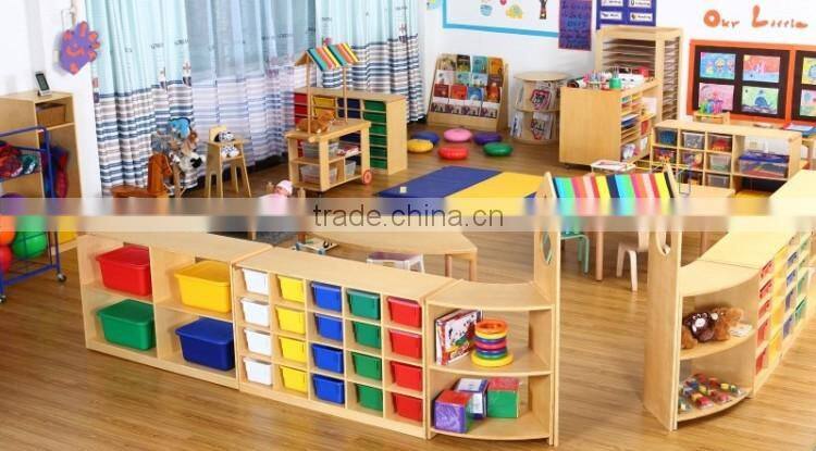 2016 New design nursery school furniture multi-function stackable wood chair kids study chair
