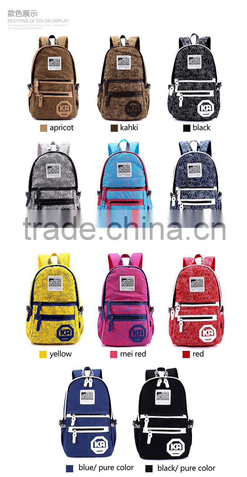 Canvas Rucksack Backpacks Cute Travel Backpacks canvas candy color backpack day backpacks soft back