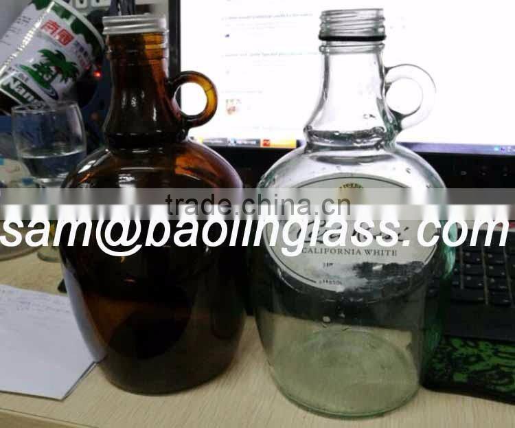 16oz Kombucha / Beer Bottles (12 Pack|Clear) with Funnel + Brush + Pen