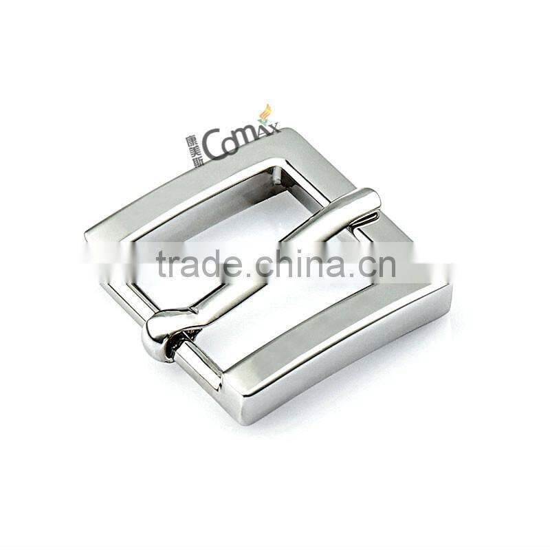 Women cheap silver 27mm metal zinc alloy belt buckle