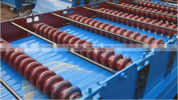 aluminum color corrugated sheet metal roofing sheet machine for roof tile with free spare parts galvanizing rolling forming line